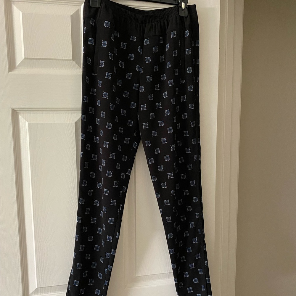 BCBGMaxAzria Straight Leg Printed Pants